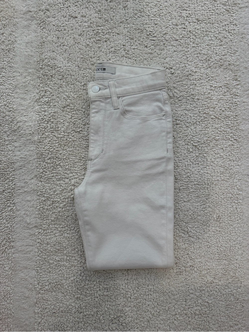 Joe's Jeans High-Rise White Jeans